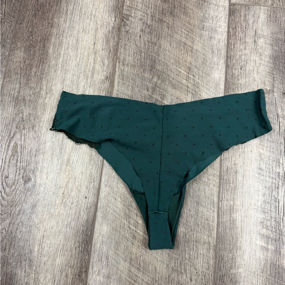 VS Dark Green Polka Dot Thong‎ - Picture 6 of 8